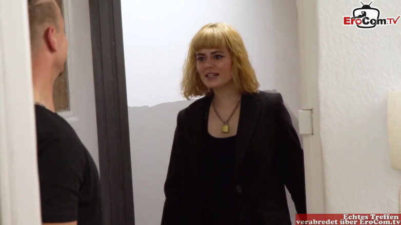 EroCom: German orange hair skinny teen fucky in job interview
