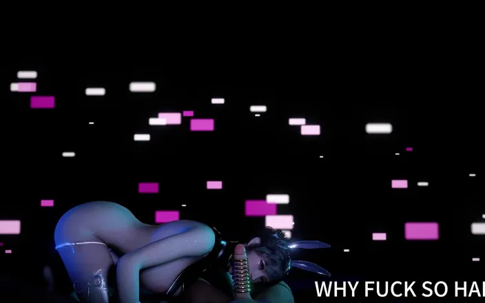 Why fuck so hard: 3D Horny Slut Asian Whore Wearing Lingerie Got Fucked