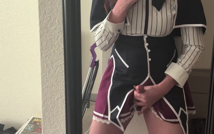 Kapri Sun: Transsexual cosplay ejaculação
