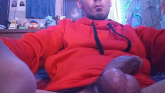 KingSpade: Jonge man wordt geil en melkt zijn keiharde lul