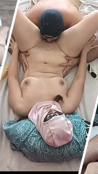 Birden fazla orgazmla zevkle çığlık atana kadar karımın amını yalıyorum.