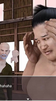 劳拉淫荡的秘密：热辣的妻子正在与相扑战士摔跤 - 第55集