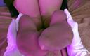 Mistress Legs: Asmr відео від першої особи, сексуальний нейлоновий масаж ніг у білих рукавичках