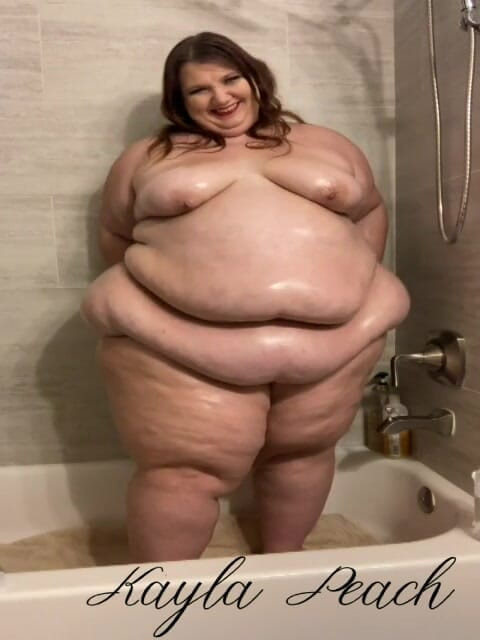 Kayla Peach studios: SSBBW 오일 바디 숭배