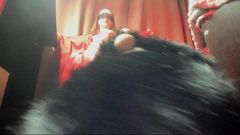 Skinny_lady69: Fluffy Slippers Slave Training
