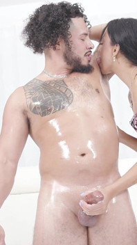 Johnny Casper Gets a Messy Worship From Bianca Bangs!
