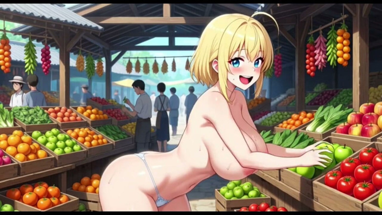 Hot girl dancing: Funny Jokes and Boobs in Market, Ai Animation
