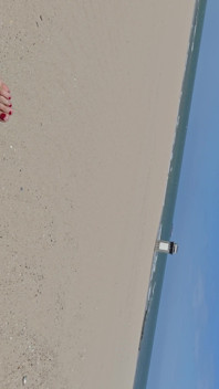 Peeing on the Beach