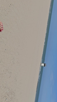 Peeing on the Beach