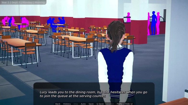 Visual Novels: Cosy cafe bagian 3 - kepala sekolah seksi