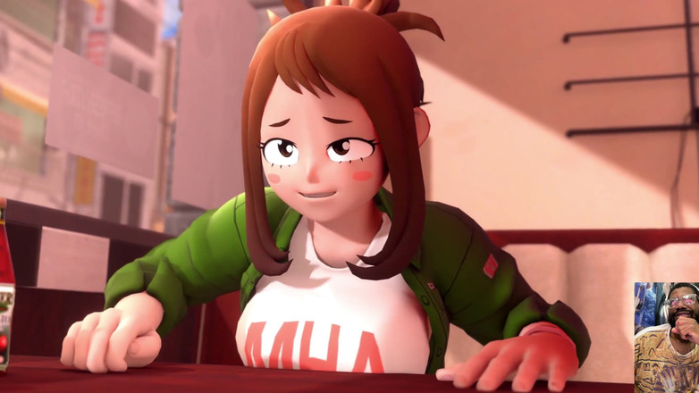 L6RD7BLU3 FUTA: 僕のヒーローアカデミアフタが楽しい射精ゲームをプレイし、ハードフタコック未亡人がシックフタの大人のおもちゃをファック