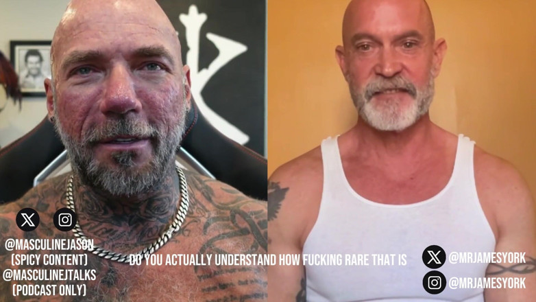 Raw and Uncensored with Masculine Jason: Wyznania gwiazdy porno - James York (odcinek 214)