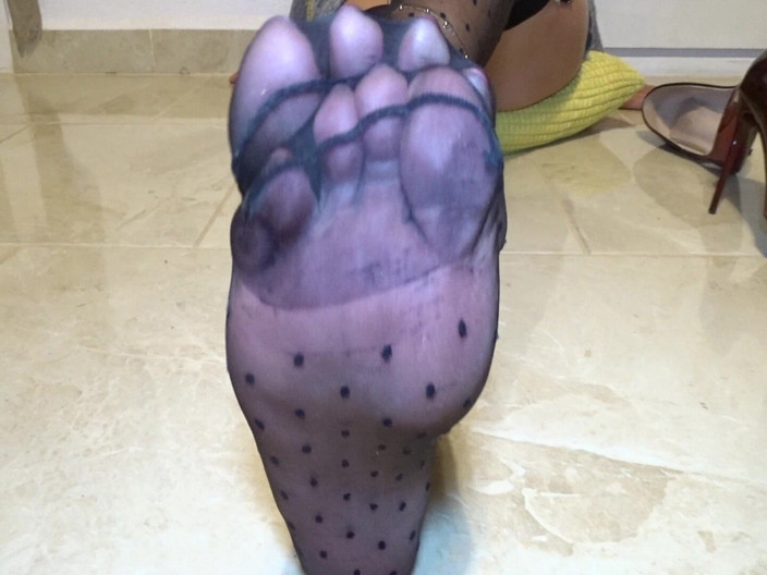 corynanylon: Calze vintage a pois