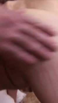 Young Russian Alena creams her pussy first, then fucks her