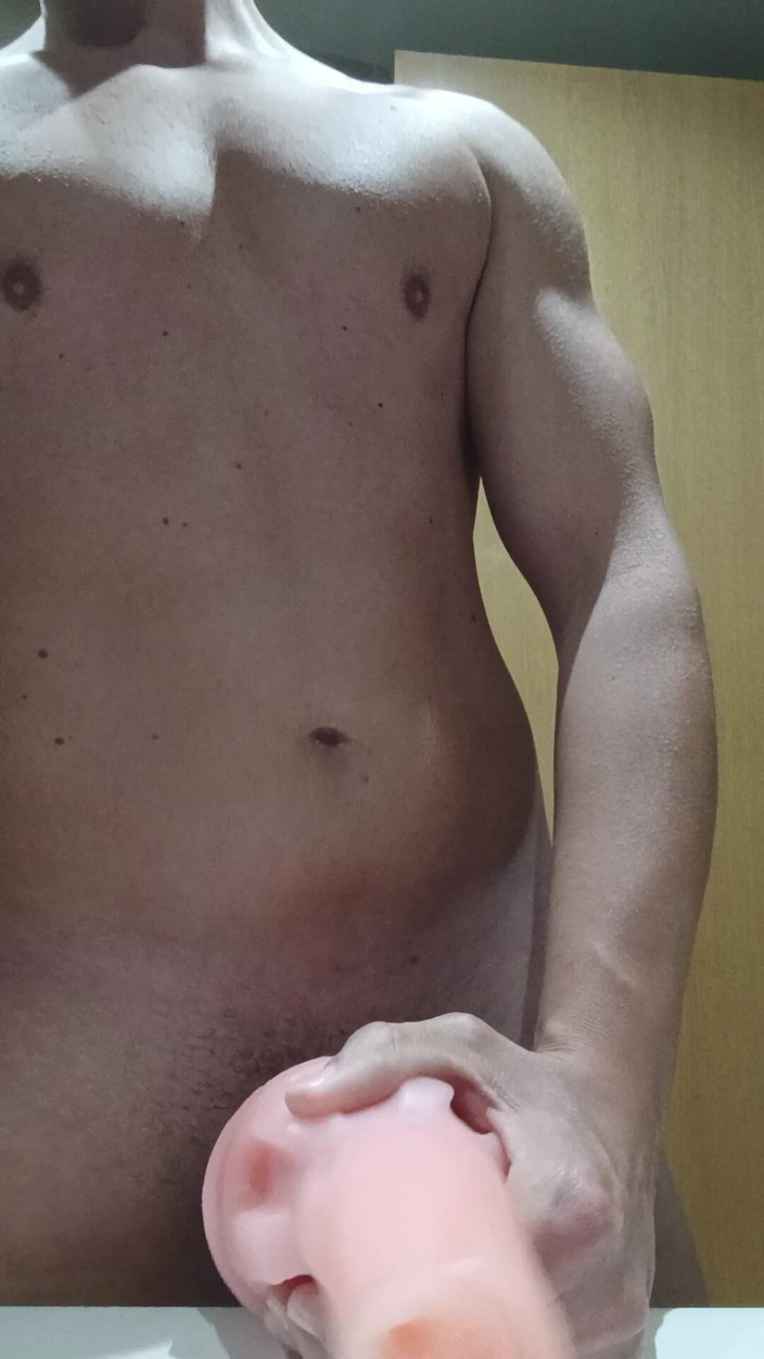 Pink-dick: Ich ficke mich mit einer silikon-muschi