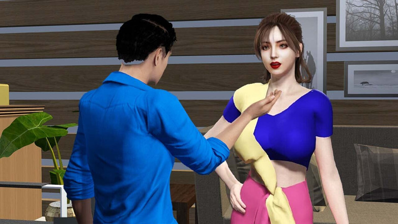 Pari Verma: 继子发现她与另一个男人发生性关系后,继母继子的激情性爱