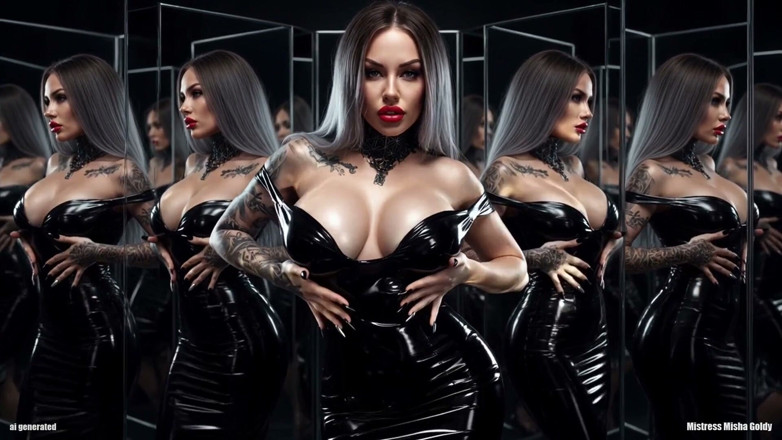 Goddess Misha Goldy: Sebepozorování: Dnes večer si budeš honit a koukat na sebe,...