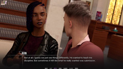 AVN Teller: 禁忌大学 #03 - 与美丽的 18 岁黑人和蓝头发的情绪