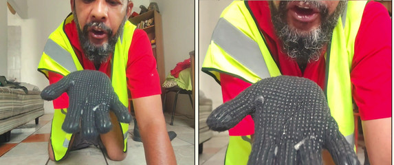 Stink HairyMale: Biancheria intima bianca - Operaio (Doppia telecamera)