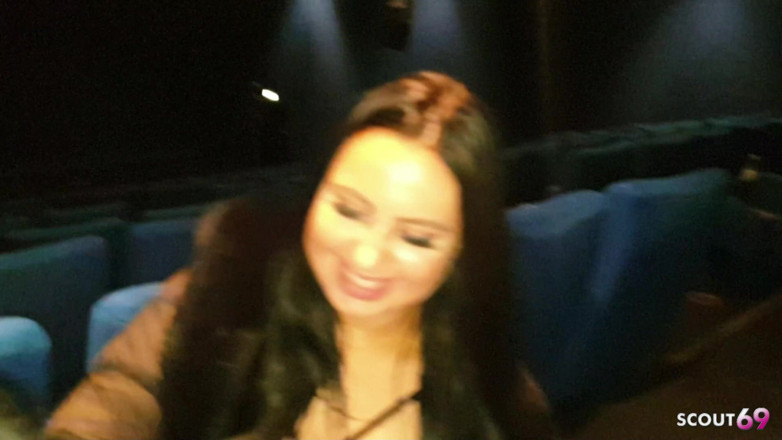Scout69: Two German Best Friend Teens Give Risky Blowjob at Cinema...