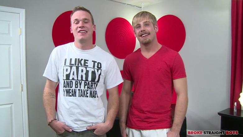 Broke Straight Boys: Tate Thompson i Romeo Flip Fuck Fuck Raw