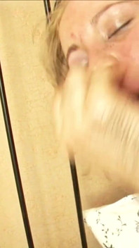 Blonde teen gets fucked really hard by neighbors with fetish