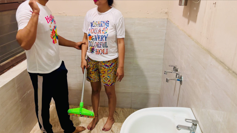 Hornycouple149: Caldo indiano desi coppia holi speciale romanticismo