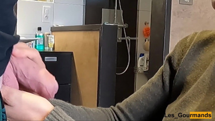 Les Gourmands: Blowjob mit lippenstift schlucken