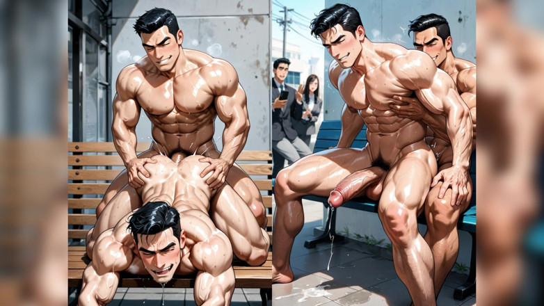 AI gay porn: 게이 남자 섹스 친구 후장