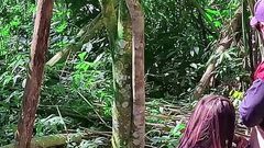 Girl Skips Class on School Trip to Suck Teacher in the Forest