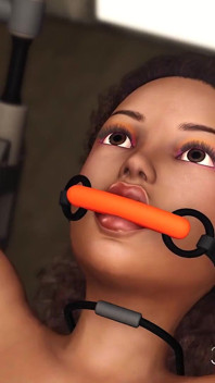 Aku pengen kontolmu! Cewek semok kulit hitam ini dientot habis-habisan sama cowok hot futa