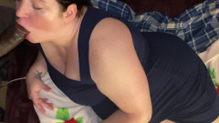 TrotzillaTheGod: Throat Goat Succulent Samantha Eats a Black Bulls Cock