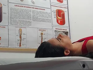 Jennyferpimenta: Gynecologist Sticks Dildo in Pussy, Fingers in Ass and Fucks...