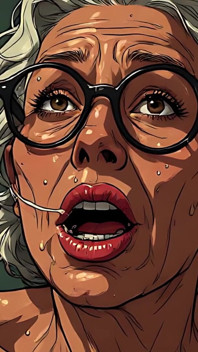 Older Women Blowjob Art
