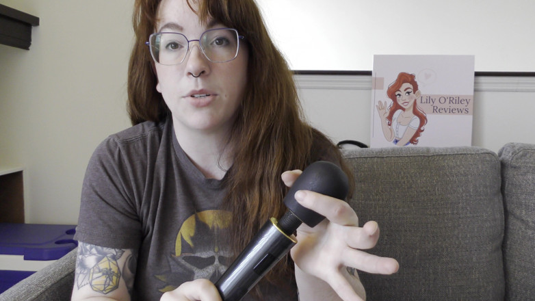 Lily O'Riley: NSFW Review of the Led Display Vibrating Wand Pro Compact...