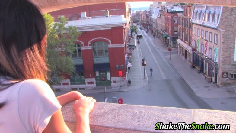 Shake The Snake: Shake the Snake - Amateur teens fucked outdoor