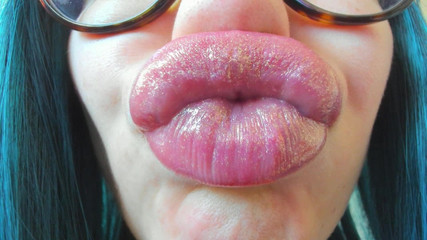 Rarible Diamond: Lèvres brillantes, gros plan