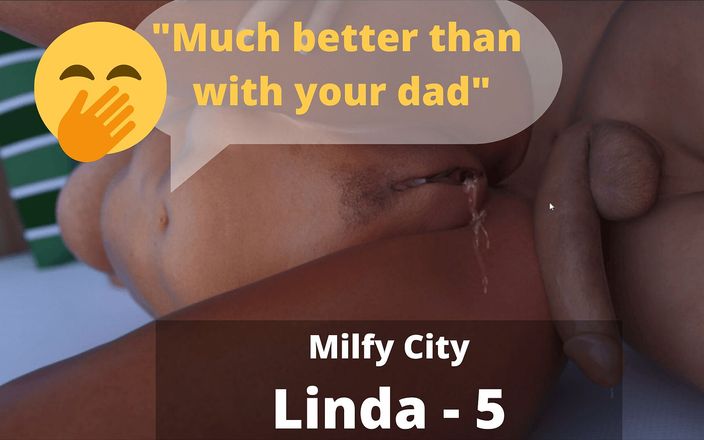 Borzoa: मेरे स्वर्गीय सौतेले बेटे को एक बार फिर मुझे चोदना जबकि मेरे पति दूसरे कमरे में आराम कर रहे हैं (milfy city - Linda - 5)