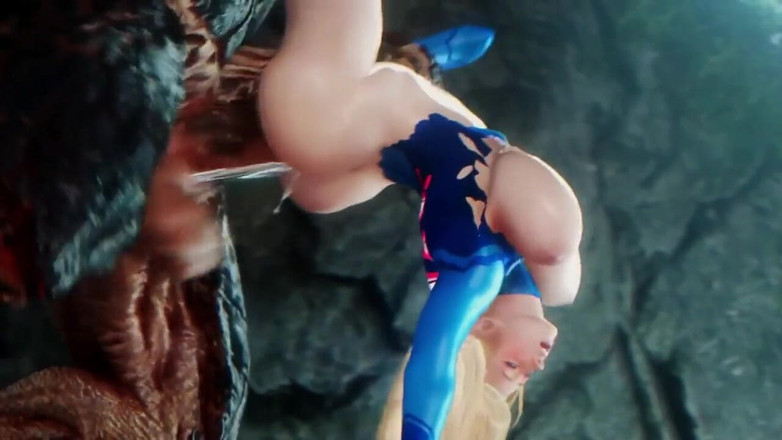 PixelAftDark: Samus se fait dominer et baiser par un monstre