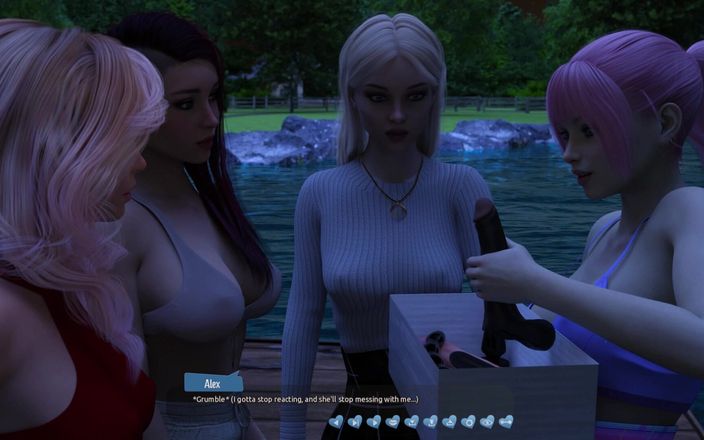 3D cartoon porn: Helping the hotties 39 - belle mermukain eves naughty toy under the...