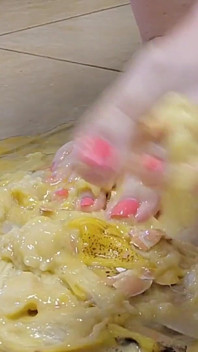 Smashing Your Cock and Balls, Food Squishing