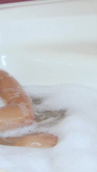 Asian Bunny in Bath