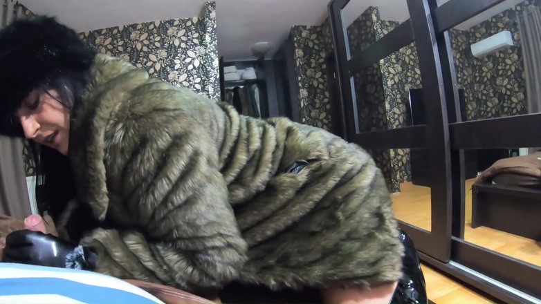 MilfyCalla: Milfycalla Blowjob in Fur Coats Cum All Over My Expensive...