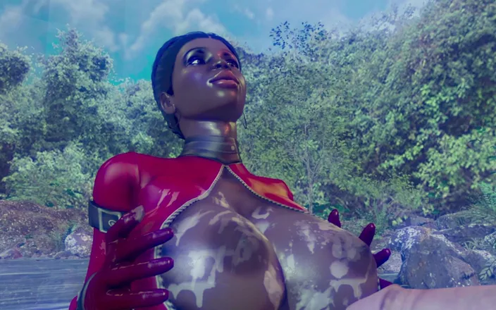 denisporco animation: Two From Outer Space Big Butt Woman White and Ebony