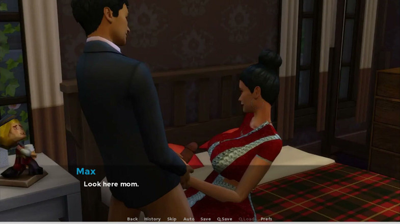 XXX Games Bunk: Insimology - gameplay - gioco di ruolo - Indiano Red Saree che indossa...