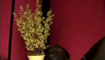 First Black Sexperience: Blonde with perky boobs smokes while giving black stud an...