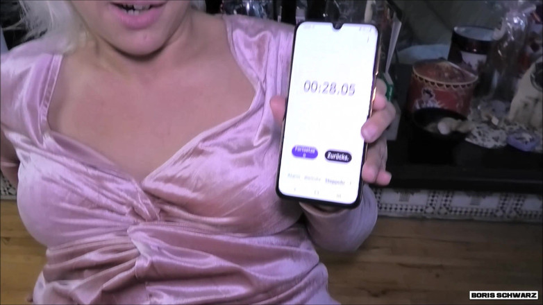 Boris Schwarz Studio: Хардкорный вызов: 30 секунд, чтобы кончить на её влажную киску!