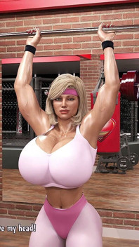 Alpha Guy domina sexy tía capitán en el gimnasio - tetonas suaves y culo regordete se están frotando y follando todo el camino