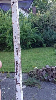 Watch 77 Years Old Martina Alsmost Naked in Her Garden