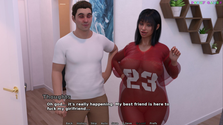 Porny Games: Kız arkadaşım üçlü seks istiyor! tarafından sieglinnde - karımı düğünde paylaşiyorum, büyük...